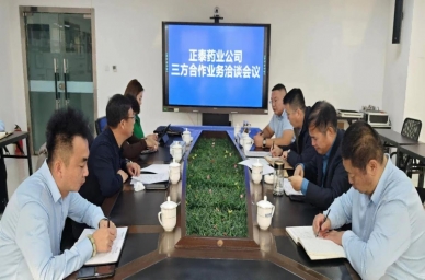 正泰药业公司三方相助营业洽谈聚会