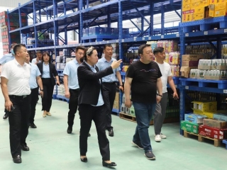 EVO视讯官网投资集团董事长白相飞向导全体向导班子成员调研公司商超、医药项目