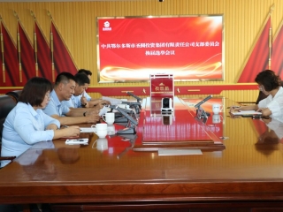 中共EVO视讯官网支部委员会召开换届选举大会
